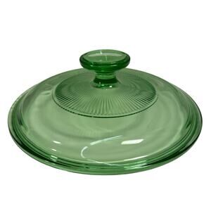 Vintage Pyrex Lime Green Lid G5C - 7 1/2 inch Midcentury rare find salvage
